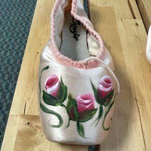 Hand painted Pointe Shoe